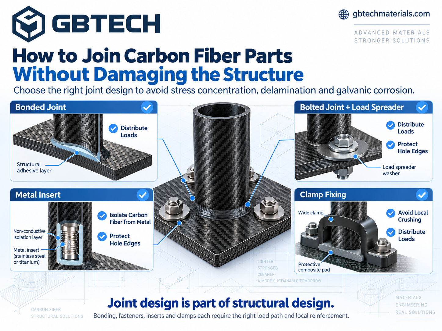 How to Join Carbon Fiber Parts Without Damaging the Structure