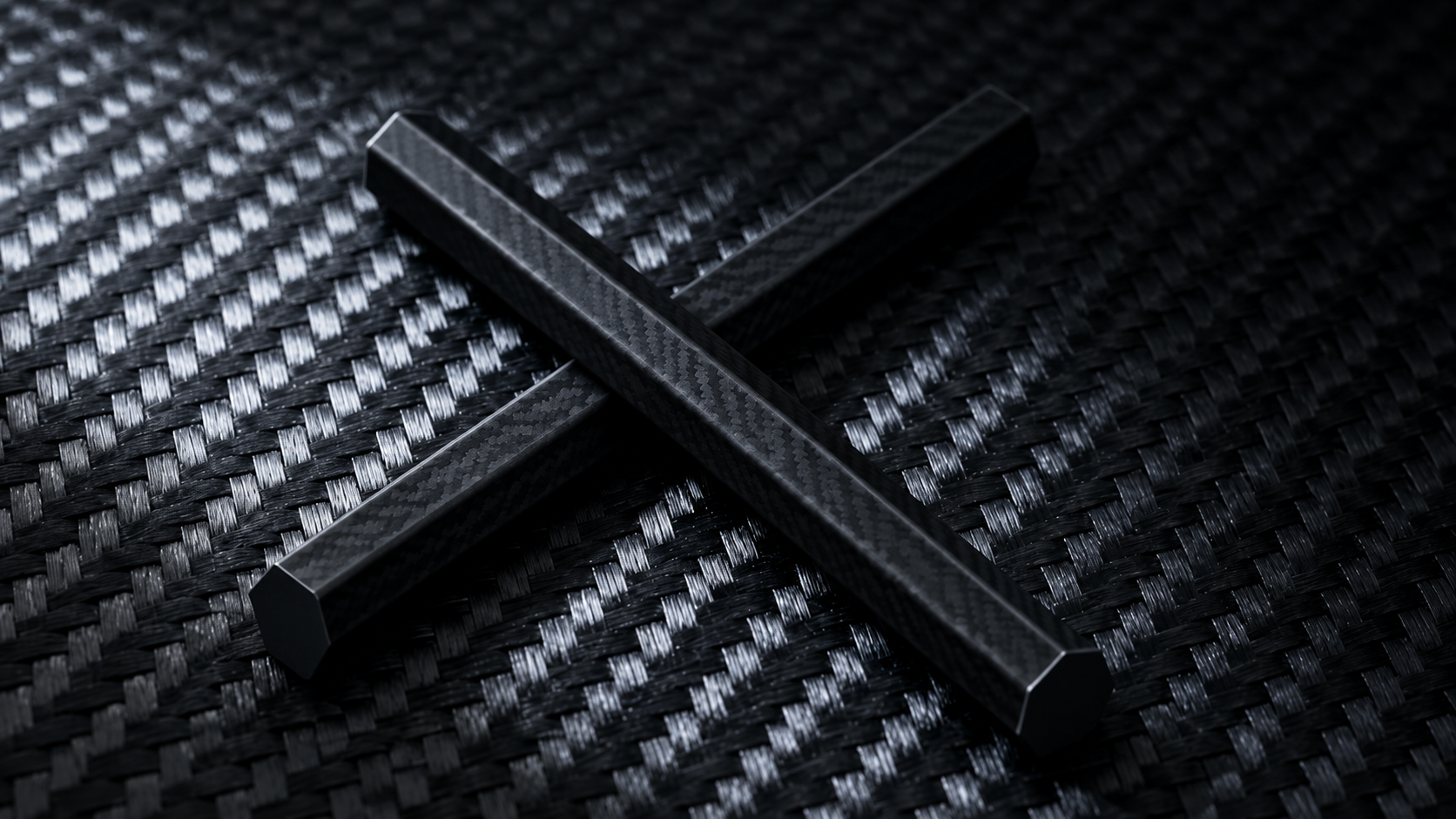Hexagonal Carbon Fiber Rod – 2000mm