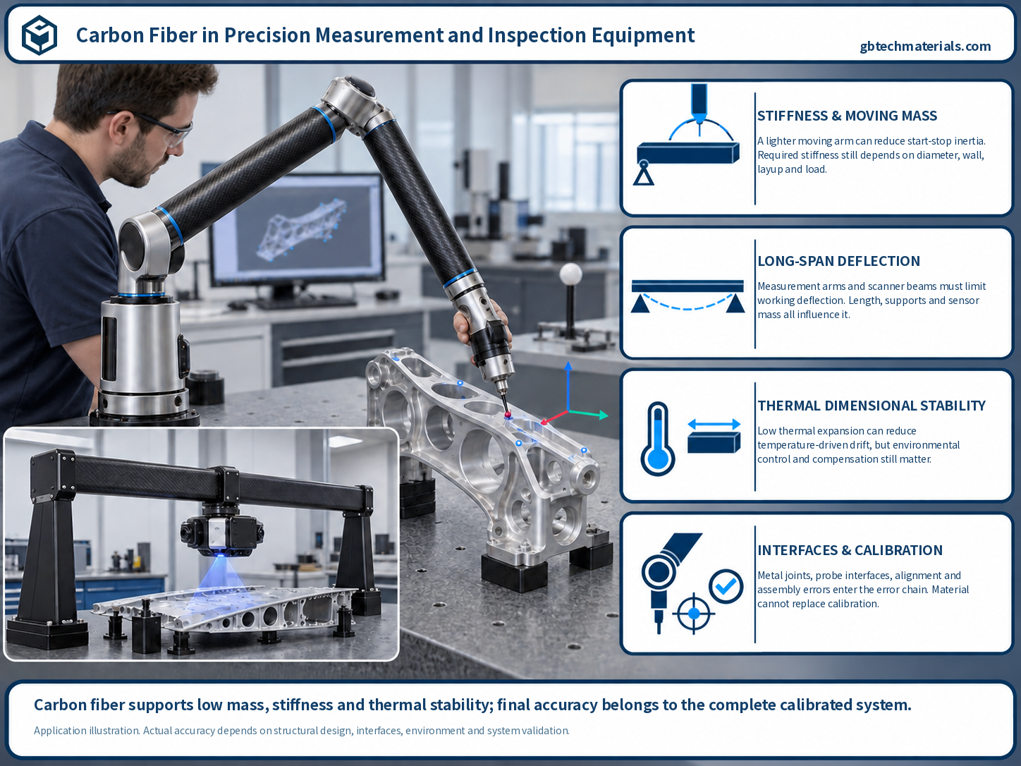 Carbon Fiber in Precision Measurement and Inspection Equipment: Lightweighting Is Only the First Step